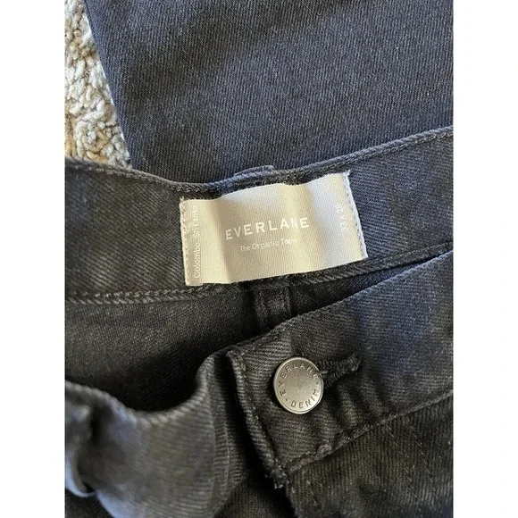 Everlane The Organic Taper Stretch Denim Black Jeans Men’s Size 33x28